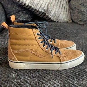 Waterproof All weather Hi Top Vans, M 7.5/W 9